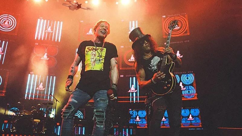 Axl Rose se plaint de survols en drones pendant les concerts de Guns ’n Roses