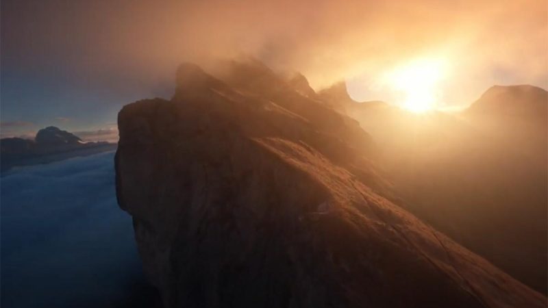 Michael Dickson : Genesis, des images FPV en jeux de lumières