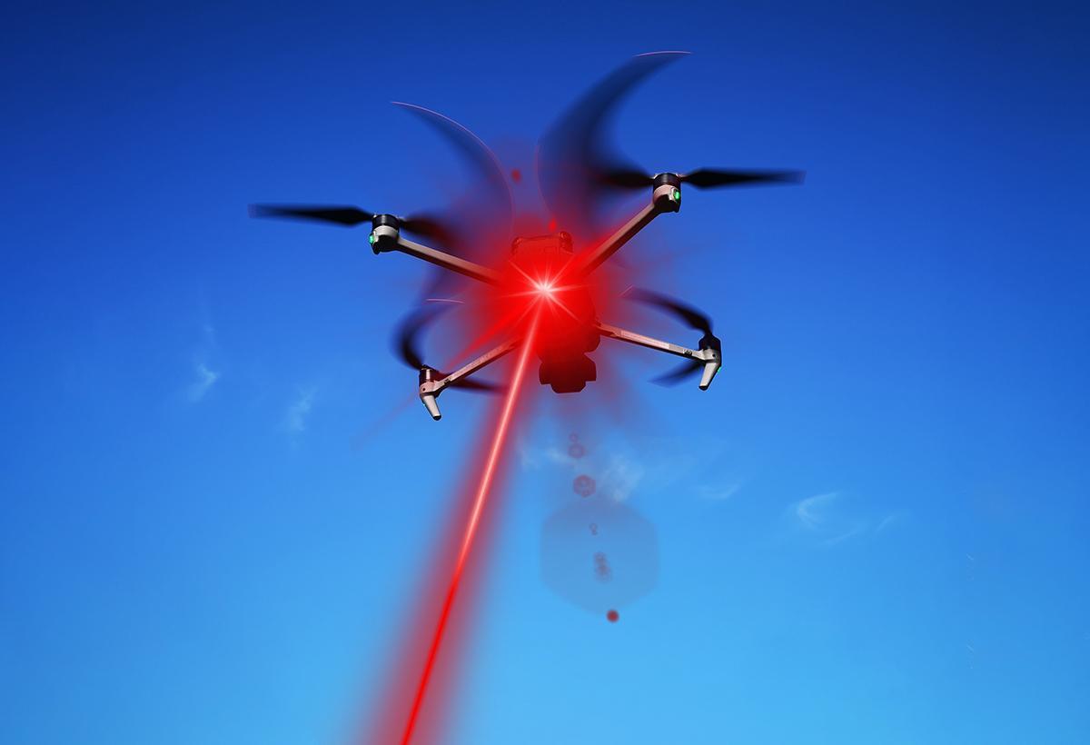 Des lasers pour alimenter des drones en vol ?