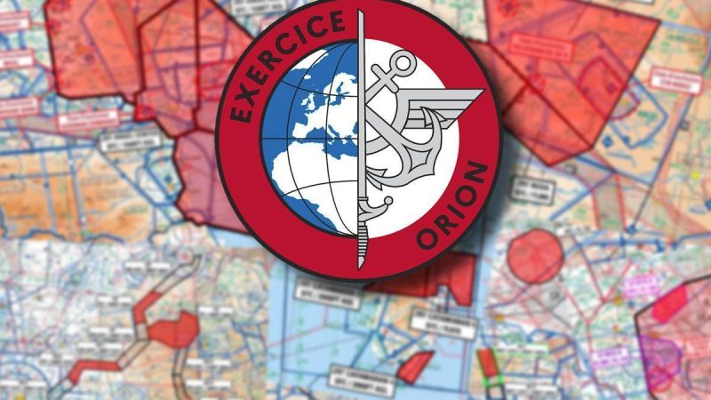 Exercice Orion 2023 : les complexes interdictions de vol en drones en février et mars 2023