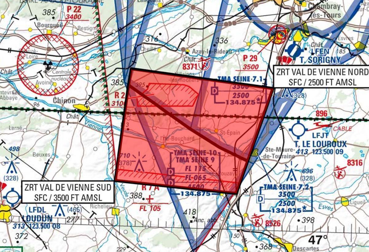 Région de Tours – Chinon : interdictions de vol en drones jusqu’en avril 2023