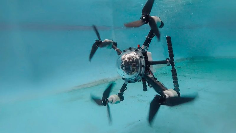 TJ-FlyingFish, un drone hybride pour se déplacer dans l’air et dans l’eau