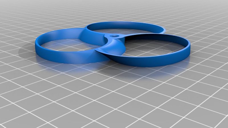 Hélices toroïdales : les premières expériences en impression 3D