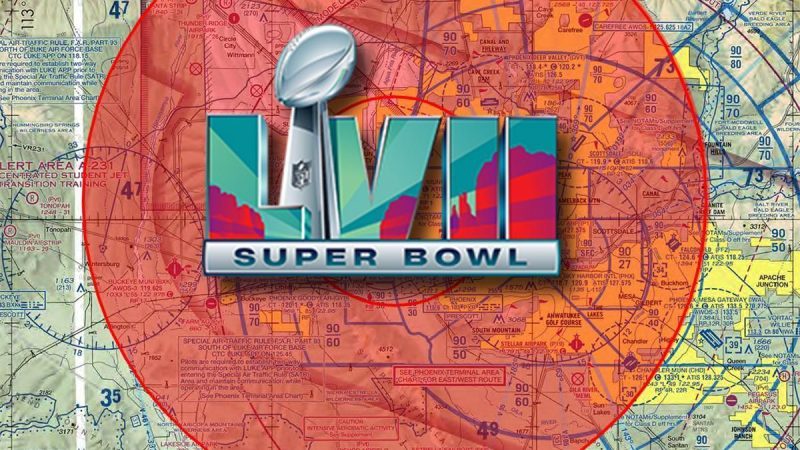 Etats-Unis : une immense No Drone Zone pour protéger le Super Bowl 2023