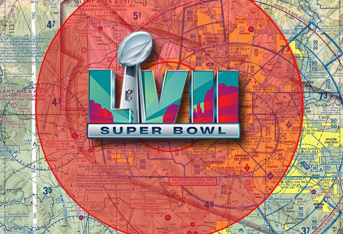Etats-Unis : une immense No Drone Zone pour protéger le Super Bowl 2023