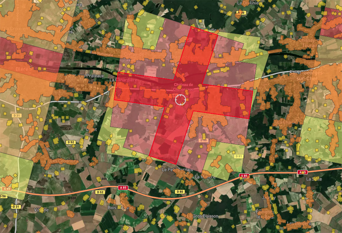 La carte FlyBy de ASD est désormais enrichie avec des aérodromes et bases ULM privés