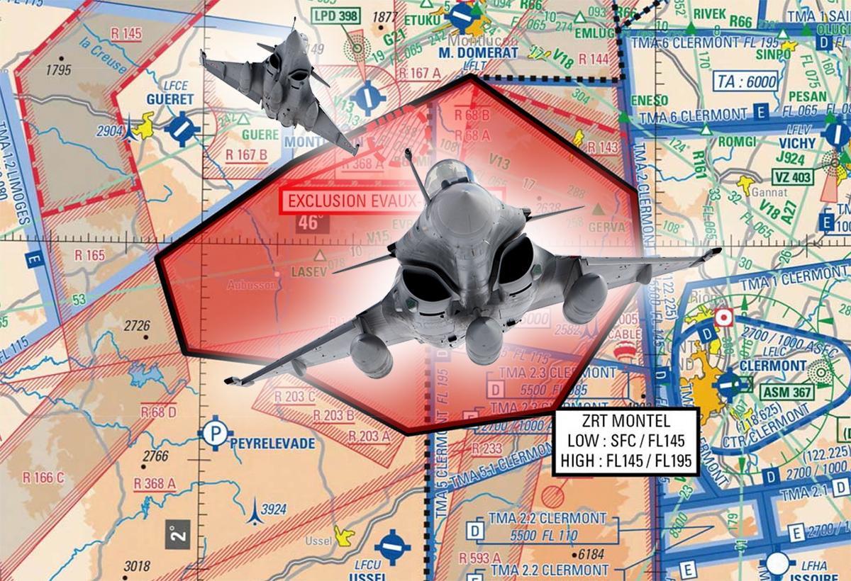 Exercice CASEX : les interdictions de vol en Auvergne-Limousin du 27 mars au 7 avril 2023