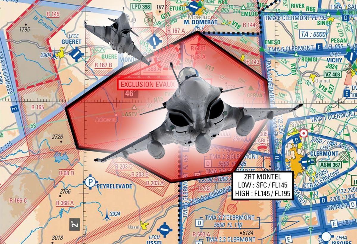 Exercice CASEX : les interdictions de vol en Auvergne-Limousin du 27 mars au 7 avril 2023