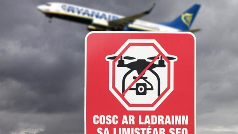 Ryanair : « apportez une solution au problème des drones sur l’aéroport de Dublin ou démissionnez ».