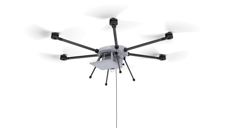 Elistair présente le Orion HL, un drone filaire conçu pour les télécommunications tactiques