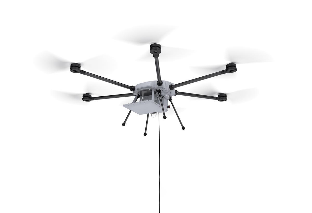 Elistair présente le Orion HL, un drone filaire conçu pour les télécommunications tactiques
