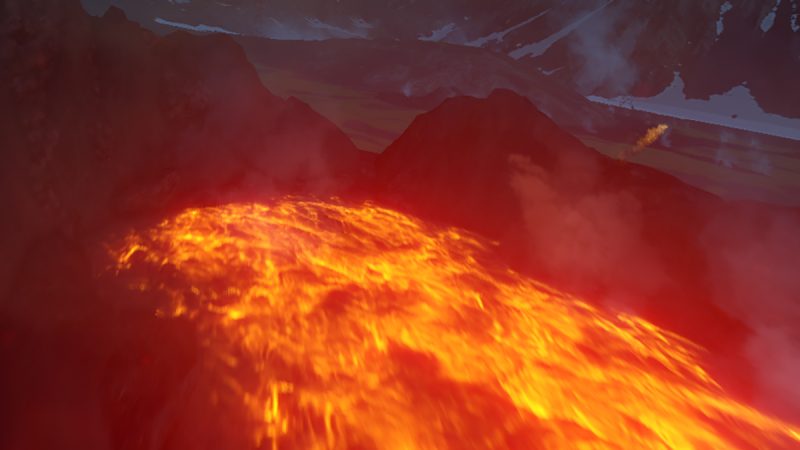 Liftoff v1.5.2 et DLC Night Fever : voler de nuit, sur un volcan, sous une aurore boréale…