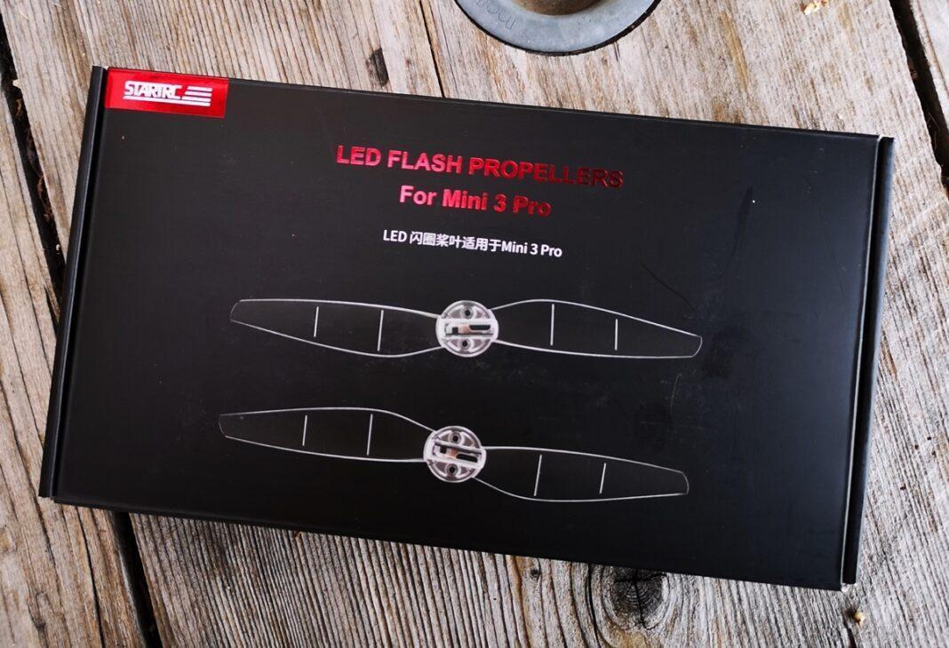Hélices LED Pour DJI Mavic 3 Pro - 4 Pales Rechargeables Faible Bruit Avec Éclairage Nuit