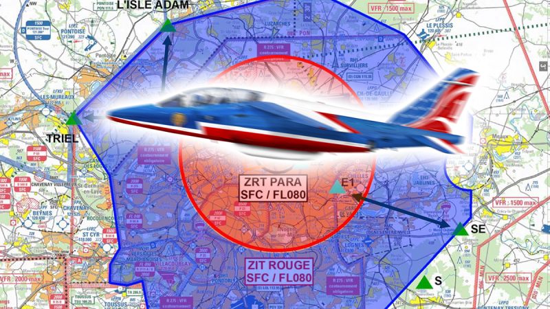 54ème salon du Bourget : les interdictions de vol en drone en région parisienne pour juin 2023