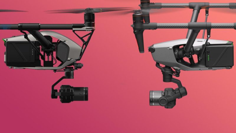DJI : les caractéristiques de l&rsquo;Inspire 3 vs l&rsquo;Inspire 2
