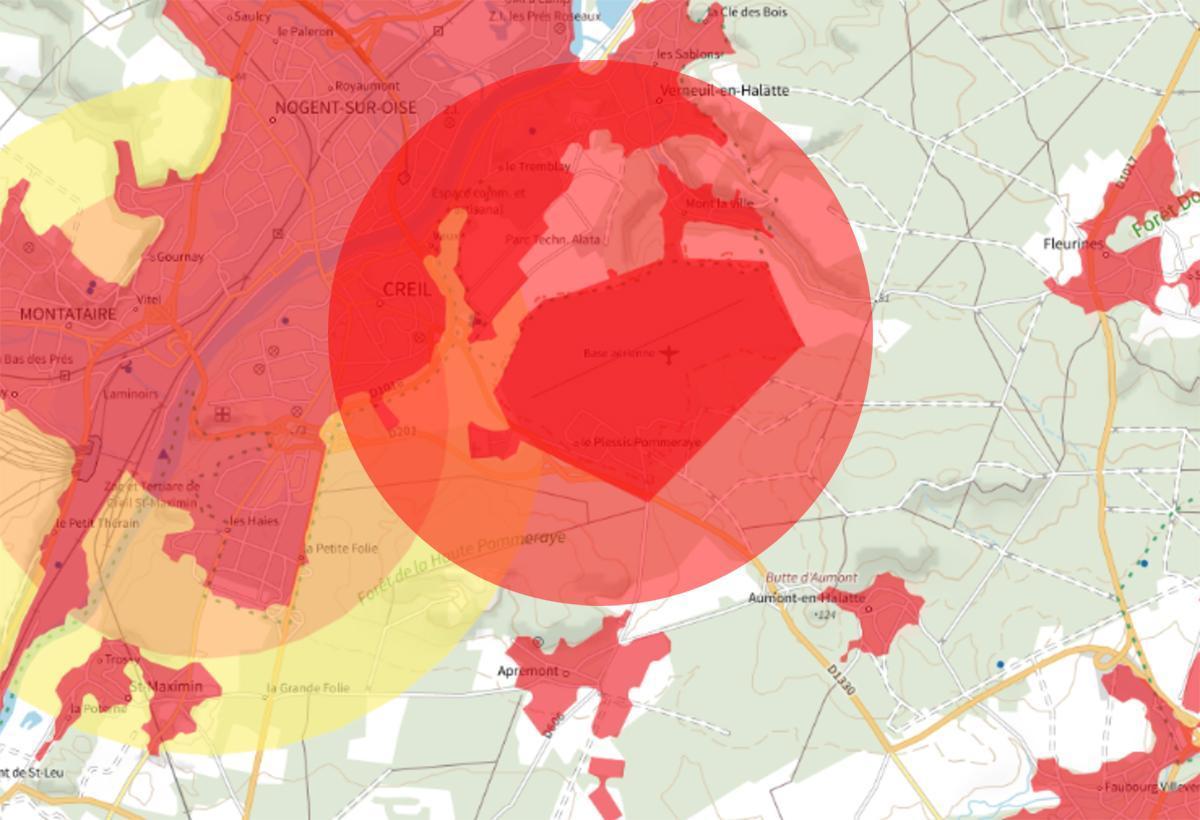 Creil : les interdictions de vol en drone à proximité de la base militaire en 2023 et 2024