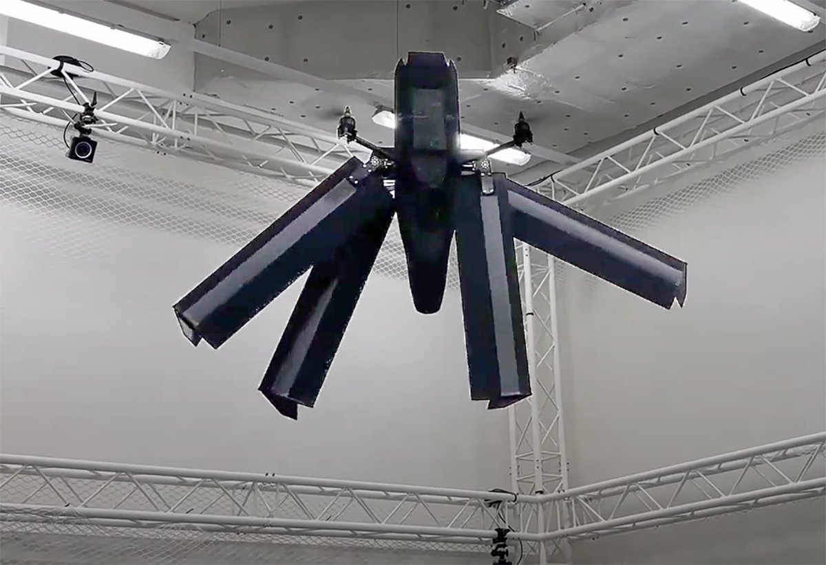 Morpho d’Elythor, le drone dont les ailes s’adaptent à la situation et au vent