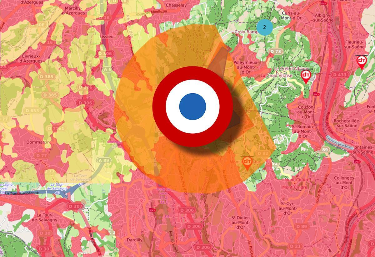 Nord de Lyon : les interdictions de vol autour de la base aérienne 942 en 2023 et 2024