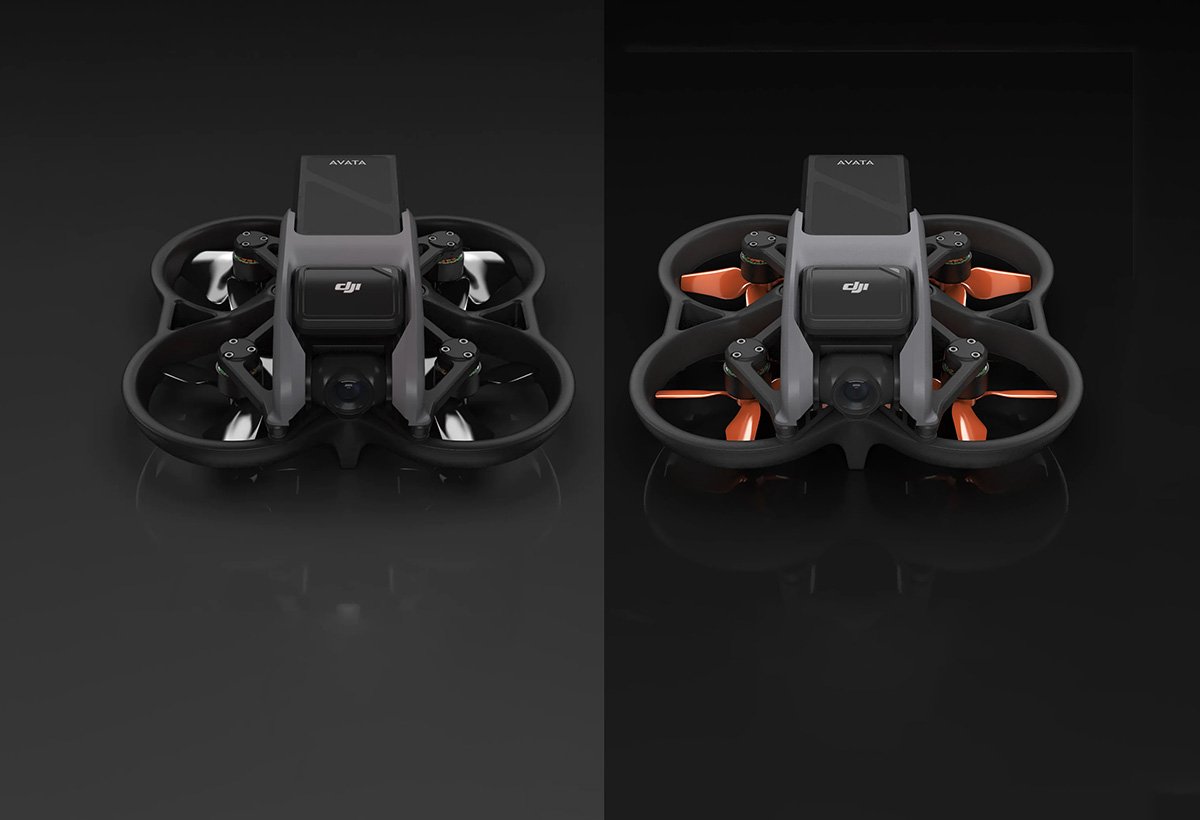 Master Airscrew : les hélices 3 et 4 pales pour Avata de DJI sont disponibles en noir et en orange