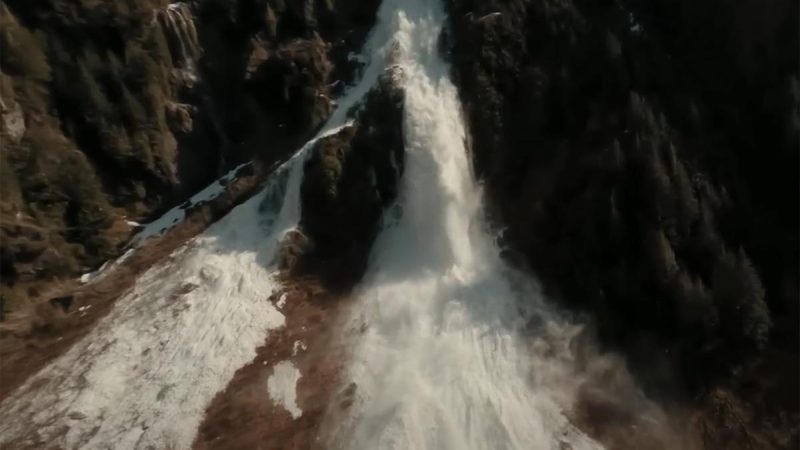 Le racer FPV long range et l’avalanche filmée en 4K