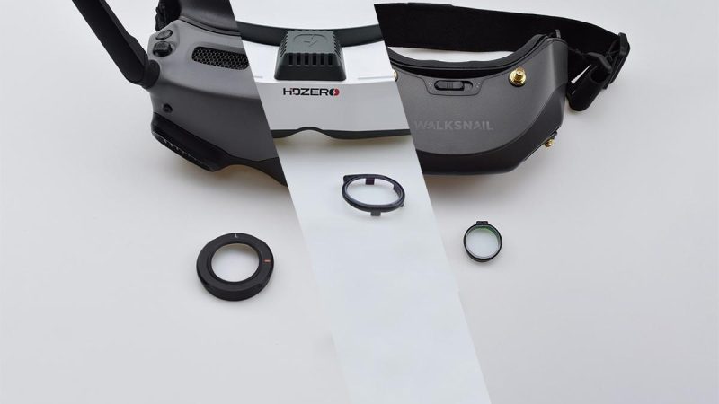 Rho-Lens : des verres de correction haut de gamme pour casque DJI Integra, lunettes HDZero et lunettes Caddx Walksnail