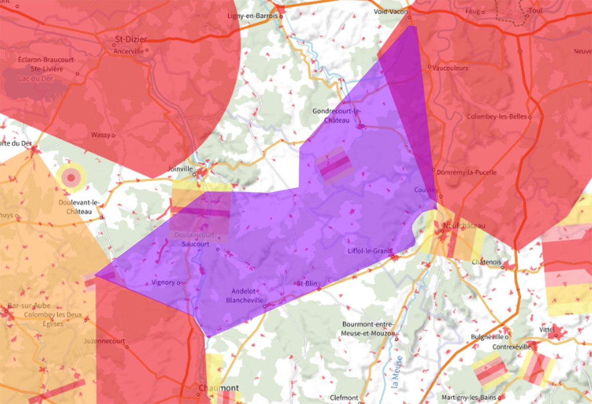 Région de Joinville et Neufchâteau : les interdictions de vol en drones fin mai et début juin 2023