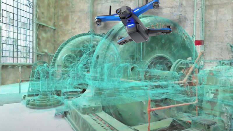 Skydio a dévoilé la fonction 3D Scan Indoor Capture, pour modéliser de grands espaces intérieurs