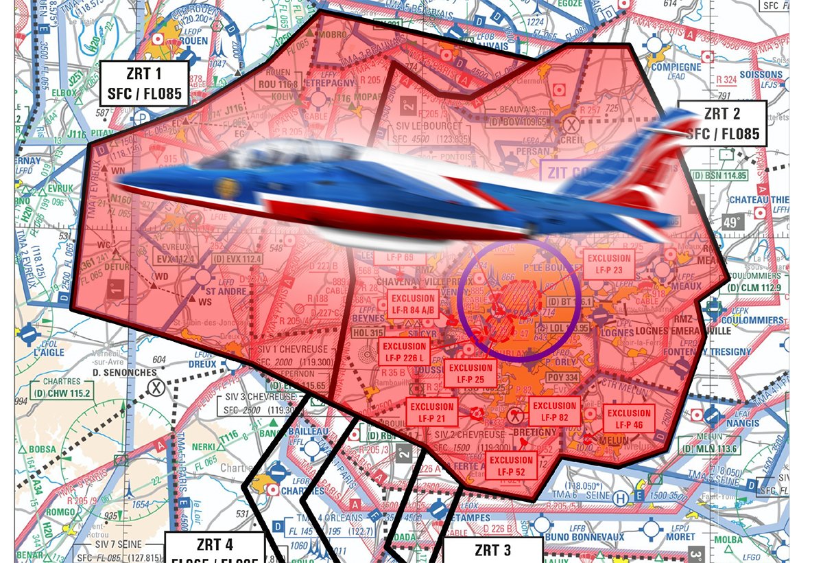 14 juillet 2023 : les interdictions de vols en drones en région parisienne