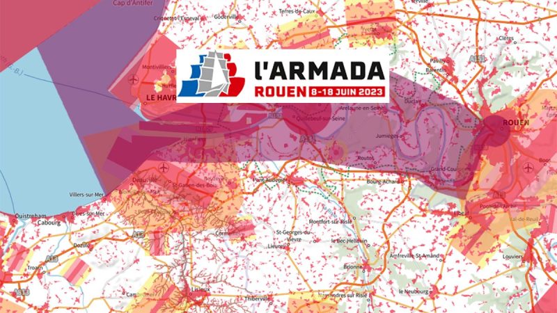L’Armada 2023 sur la Seine entre Rouen et la mer : les interdictions de vol en drone