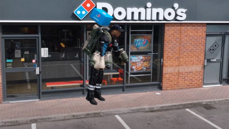Domino’s et les livraisons de pizzas en Jet Pack