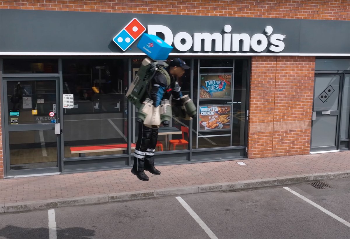 Domino’s et les livraisons de pizzas en Jet Pack