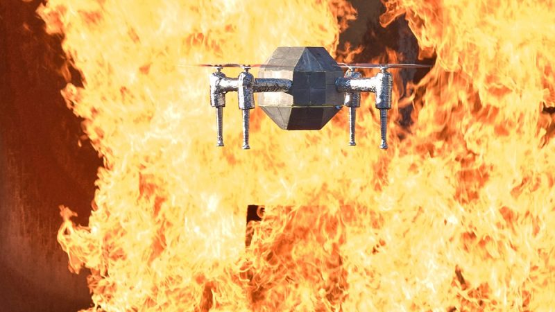 Le « firedrone », un drone imaginé pour s’approcher des incendies