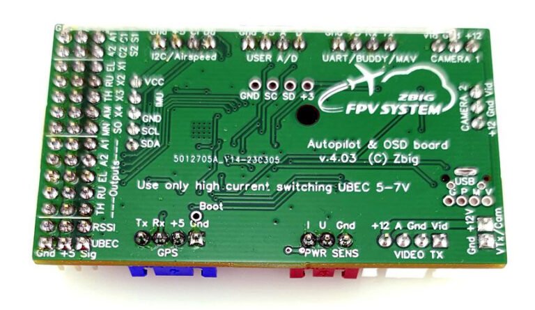 FPV Fly propose un kit Autopilote + OSD pour avion et aile, en ...