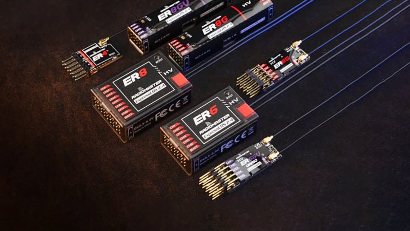 Radiomaster propose une gamme de récepteurs radio ExpressLRS 2,4 GHz en PWM