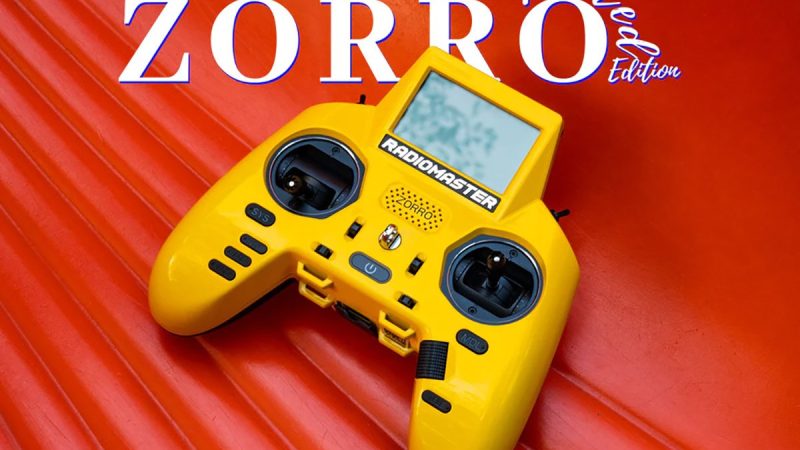 Radiomaster propose des versions Limited Edition colorées de la radiocommande Zorro ELRS ou 4 en 1