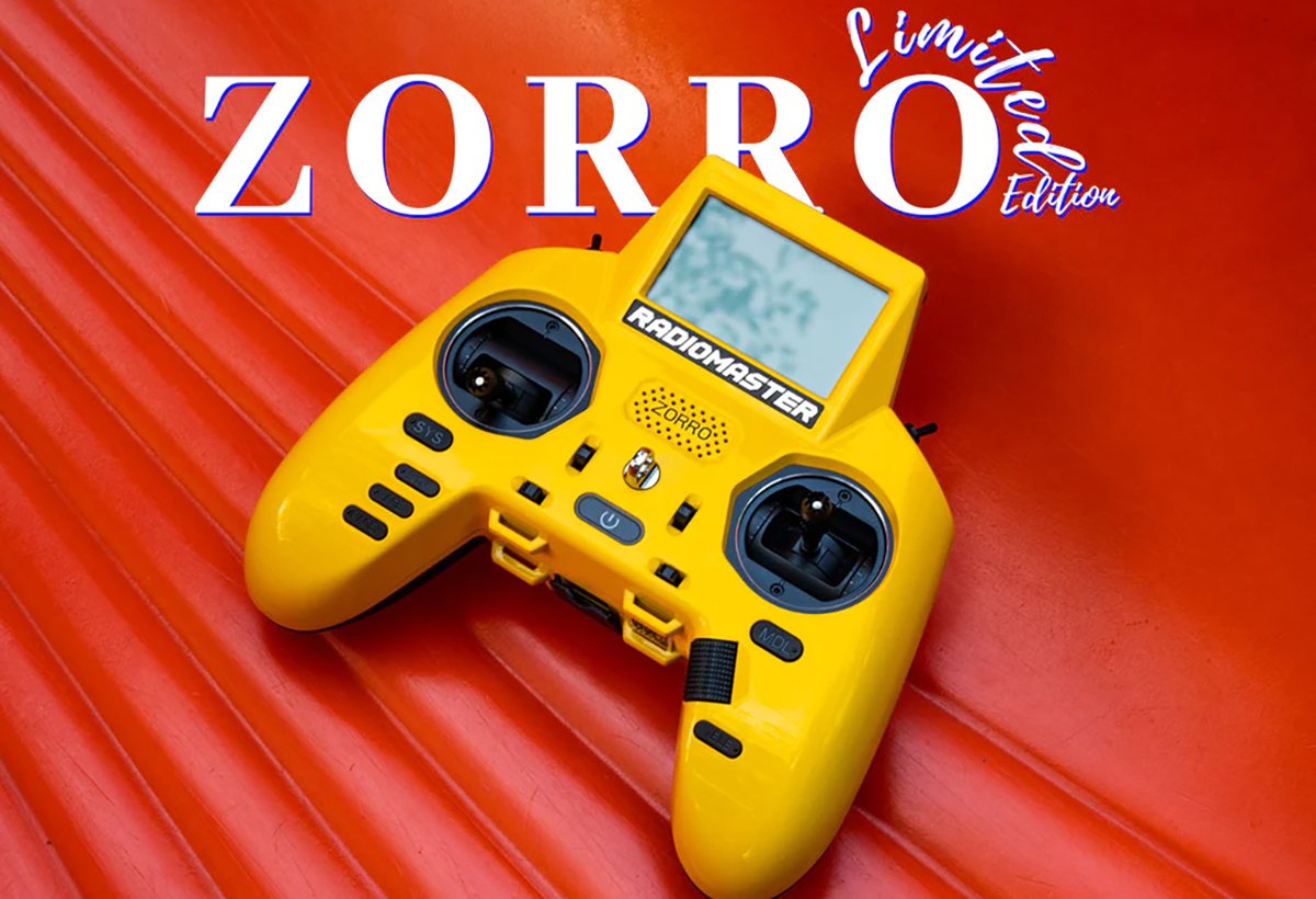 Radiomaster propose des versions Limited Edition colorées de la radiocommande Zorro ELRS ou 4 en 1