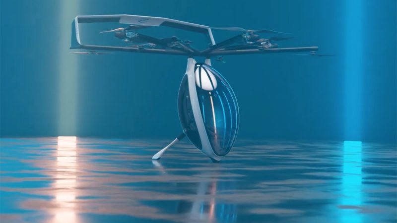 Zapata présente le AirScooter, un VTOL à propulsion hybride