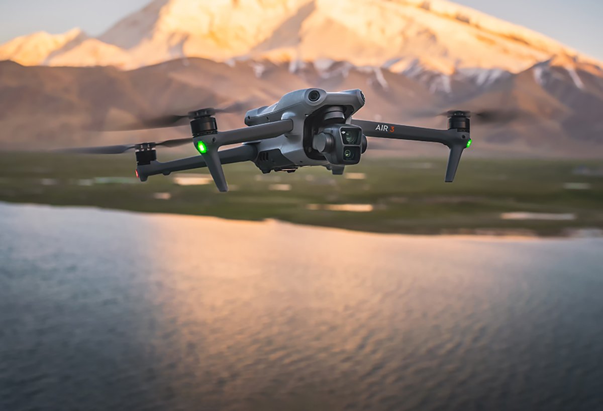 DJI présente le Air 3, un drone de classe C1 avec double caméra, grande autonomie et liaison vidéo améliorée