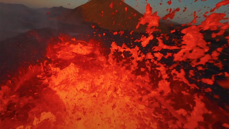 Jedeye FPV : vol près, très près du volcan islandais v2023