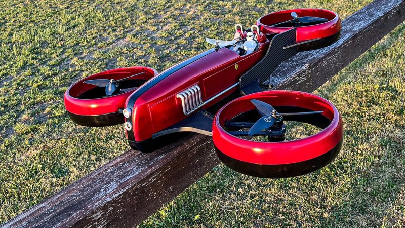 FD-One de vonOben : le drone conceptuel de Perpaolo Lazzarini réalisé en maquette