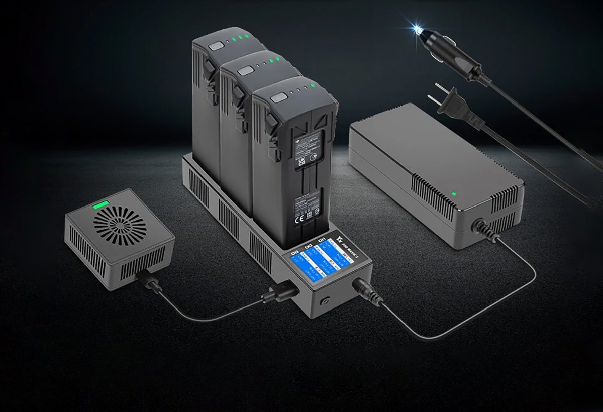 YX propose un chargeur multibatterie pour DJI Mavic 3 / Mavic 3 Pro