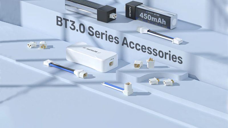 BetaFPV annonce le nouveau format de connecteurs BT3.0 pour les batteries 2S