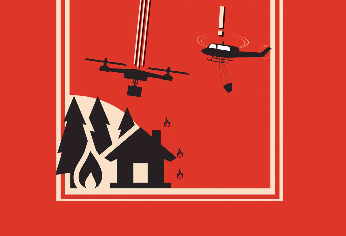 Réglementation : pourquoi il est interdit de survoler en drone des lieux incendiés