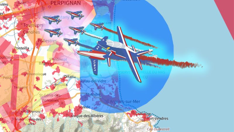 Patrouille de France et Rafale à Saint-Cyprien  : les interdictions de vol en drones fin septembre 2023