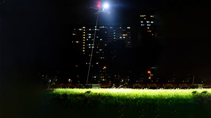 Volarious propose V-Light, un éclairage puissant depuis un drone captif