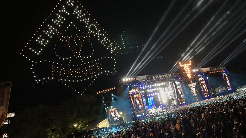 Des drones en mémoire de Lemmy de Motörhead au festival de Wacken 2023