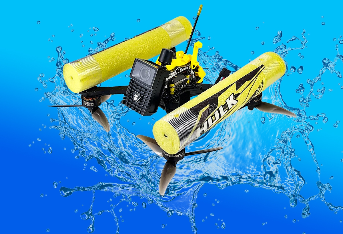 DarwinFPV présente le Hulk II, un FPV racer waterproof en analogique ou DJI O3