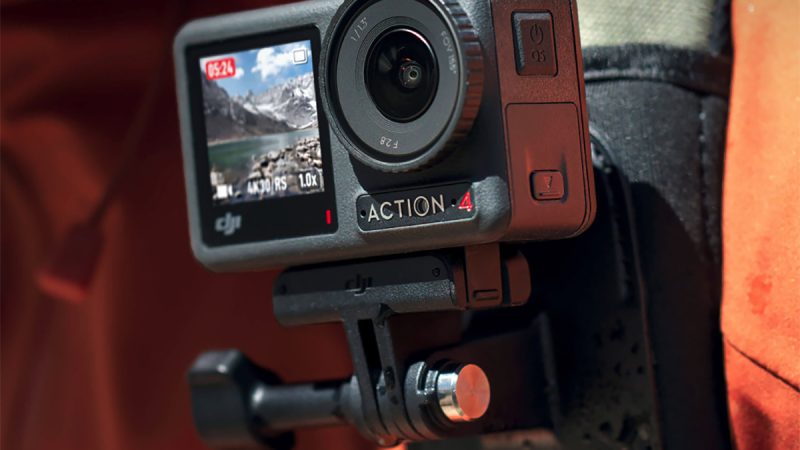 DJI : mise à jour de l’Osmo Action 4 avec le pré-enregistrement et les marqueurs Code Temporel