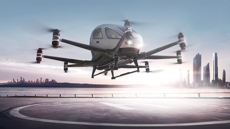 Le Ehang EH216-S obtient l’autorisation de transport commercial de passagers en Chine