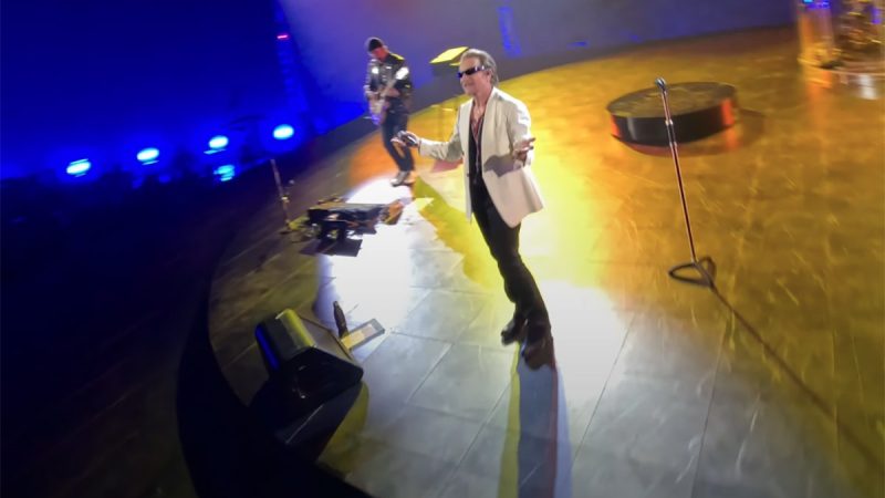 U2 dans la Sphere de Las Vegas, filmé avec un Cinewhoop par JayByrd